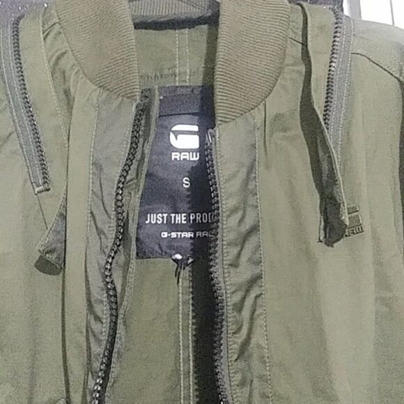 G-star Raw  army green   bomber  MEN'S jacket  size S - Picture 5 of 10